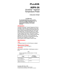 Thumbnail of document Manual - 80PK-26 SureGrip Tapered Temperature Probe